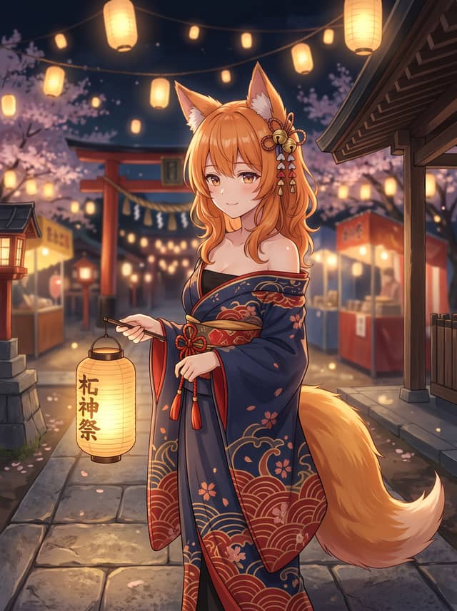 樱花主题经典动漫女孩