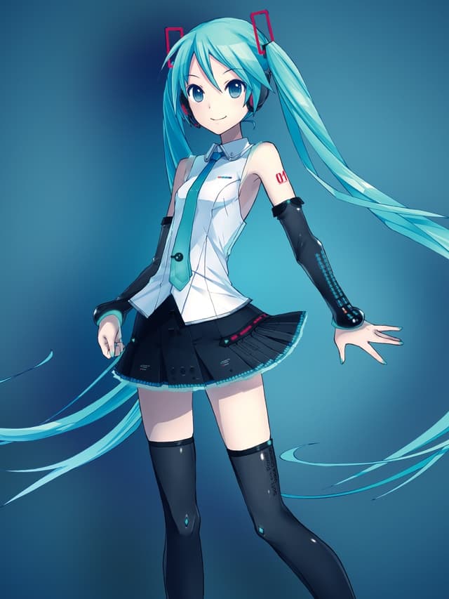 Dreamy Pastel Anime Girl Portrait