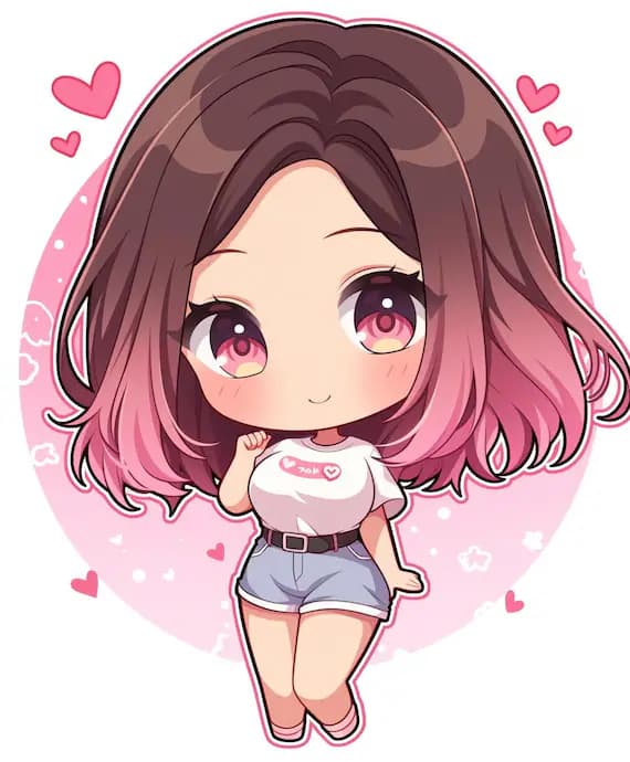 Chibi Cyberpunk Girl