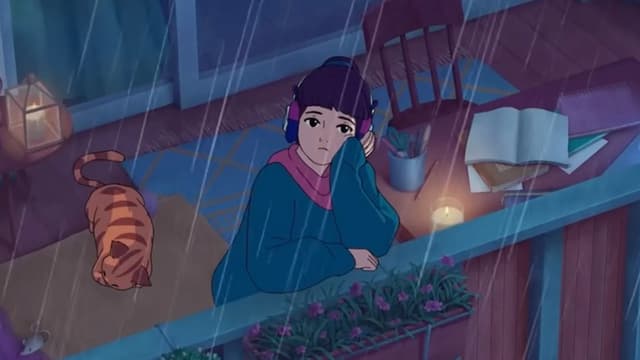 Headphones and Vinyl Records