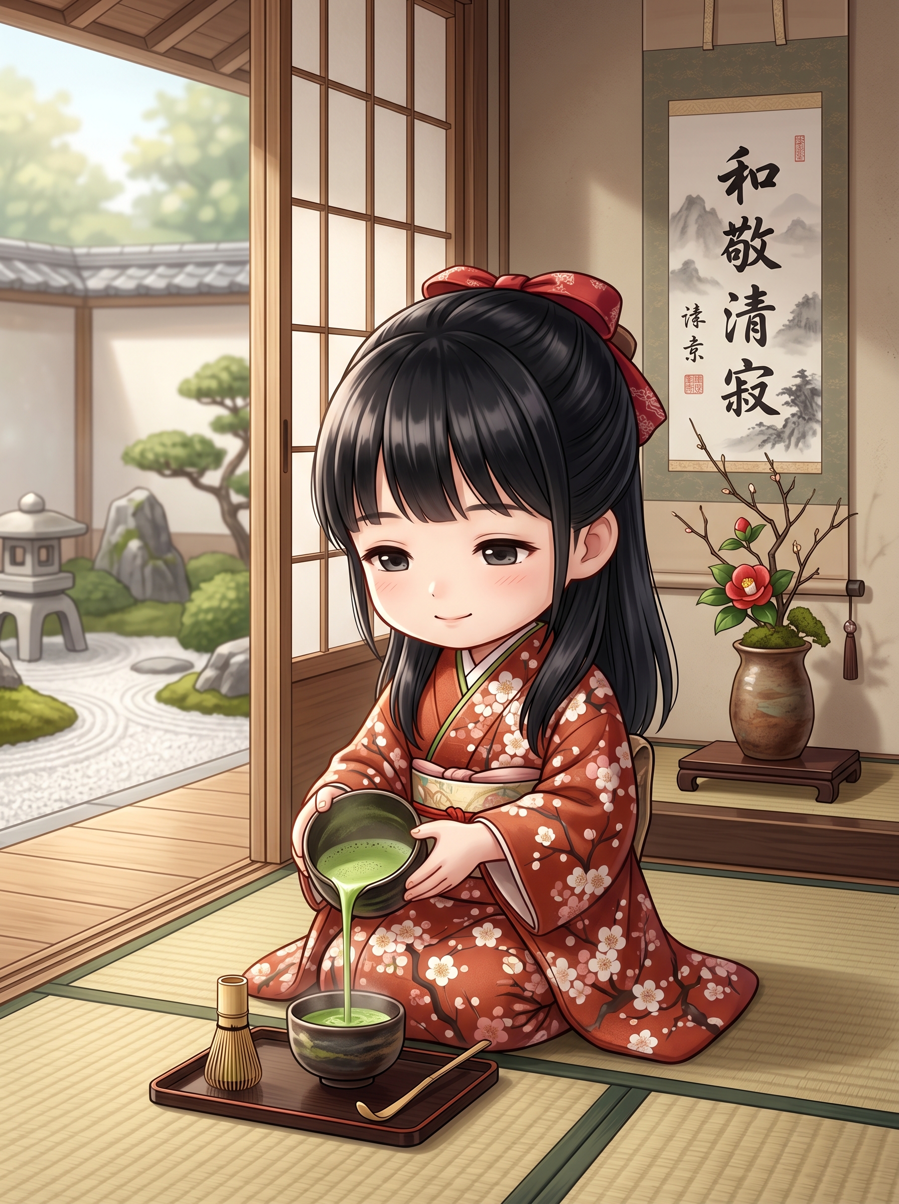 Kawaii girl art generated with GirlGenerator.app