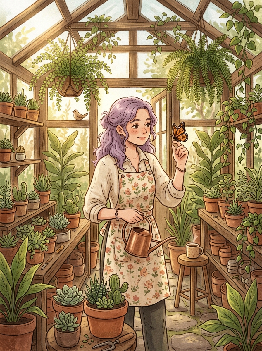 Download your lofi artwork from GirlGenerator.app