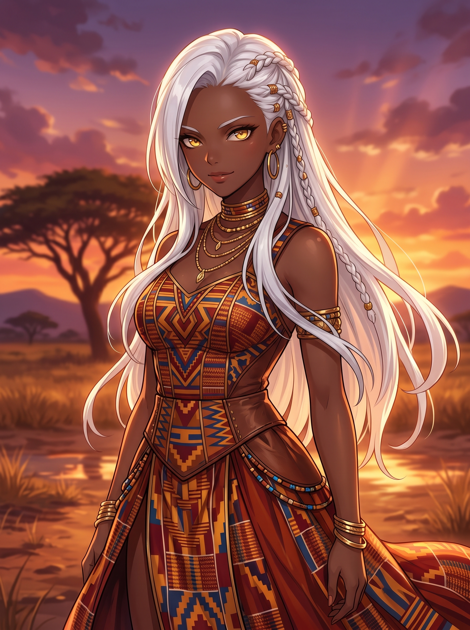 Waifu art generated with GirlGenerator.app